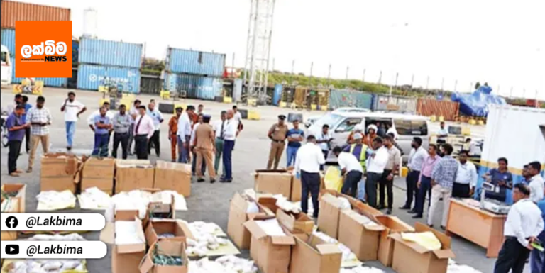 කන්ටේනරයකින් ඇල්ලූ අයිස් කිලෝ 472 විමර්ෂණයේ අඩුපාඩු පැහැරහැරීම් ගැන විමර්ෂණයක් කරනවා..- පොලිසිය